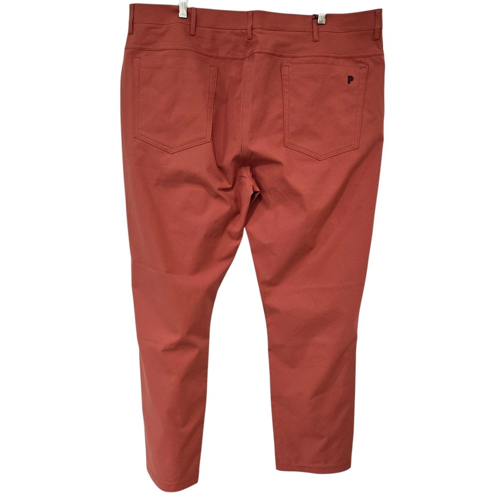 Public Rec Dealmaker 5 pocket Pant Rust Orange Mens 42/32 Performance travel NWT - Picture 2 of 13